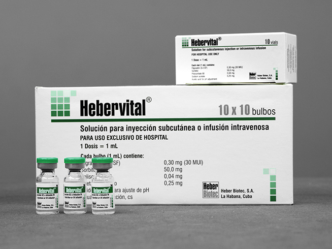 Hebervital®, Centro de Ingeniería Genética y Biotecnología